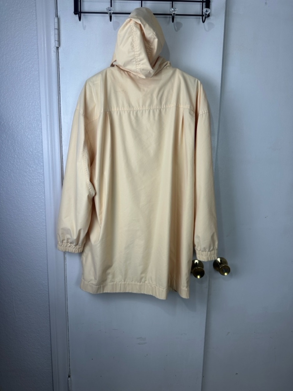 AEROS PASTEL YELLOW WOMANS VINTAGE WINDBREAKER - Picture 6 of 6
